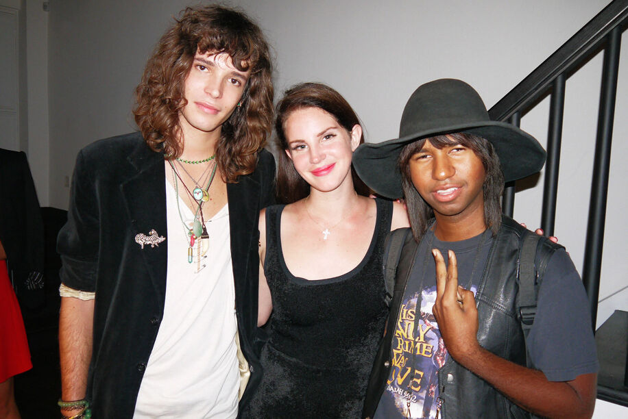 The Galore crew with Lana Del Rey