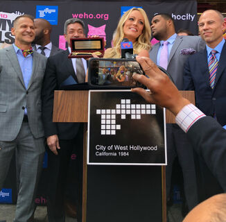 Stormy Daniels Thanks ‘Wonderful Gay Dads’ As West Hollywood Hands Her Keys to City