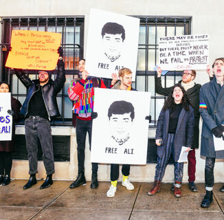 Activists Protest For The Release Of A Detained Queer Journalist Outside The Russian Consulate