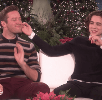 Wow! Armie Hammer and Timothee Chalamet Really Are Just Two Straight Guys Kissing