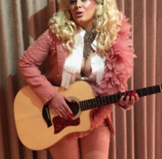 Gay Icon Adele Dons Bio Drag as Gay Icon Dolly Parton