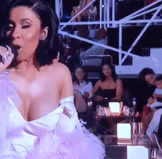Cardi B Stood With Colin Kaepernick While Holding Her Breast During the VMAs