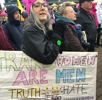 That Transphobic Sign At The Women’s March Highlights White Feminism’s Racism