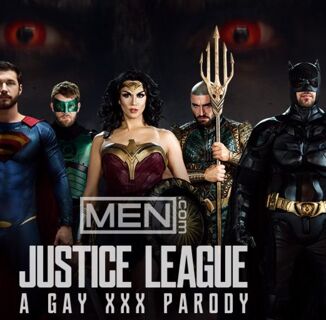 Men.com’s ‘Justice League’ Parody Replaced Only Black Character With Trump Voter Colby Keller