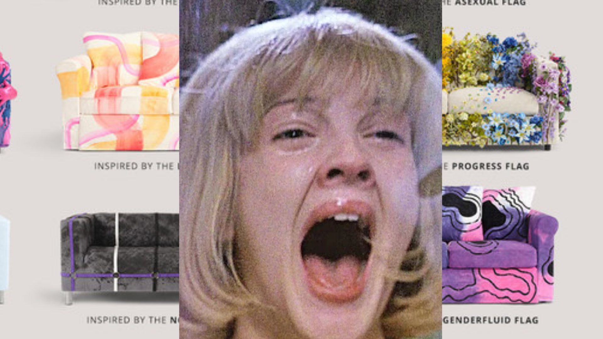 Here are the Most Hilarious Reactions to Those Queer IKEA Couches INTO