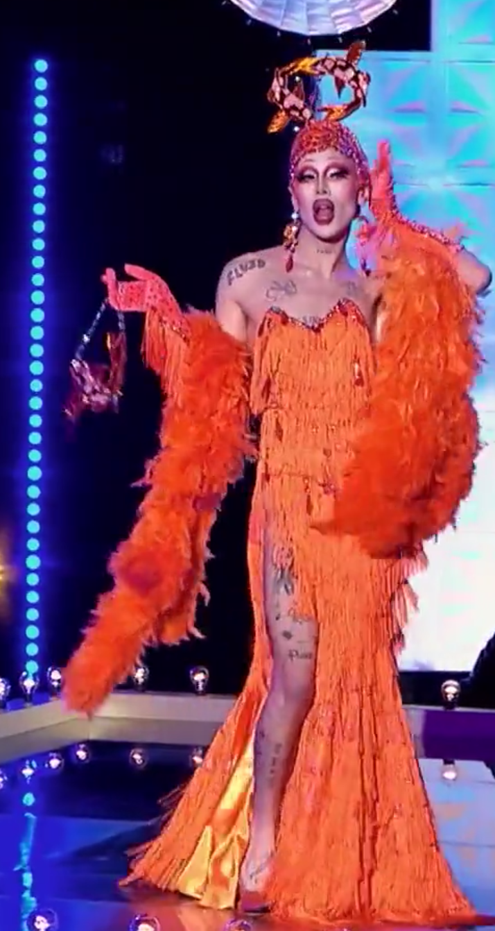 Charity's Red Carpet Showstopper look.