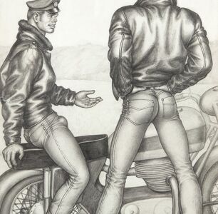 Tom of Finland’s Sexy Biker Set, “The Motorcycle Series,” Is Up For Auction