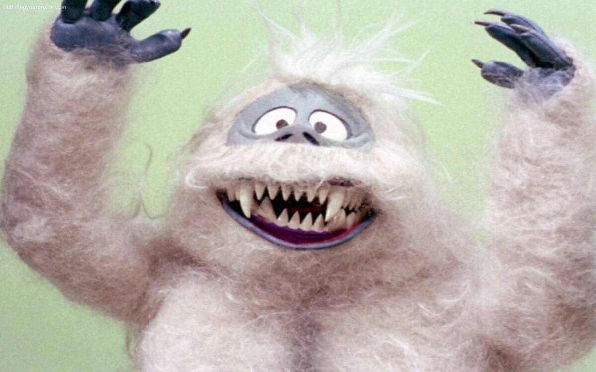 The Abominable Snowman from "Rudolph the Red-Nosed Reindeer."