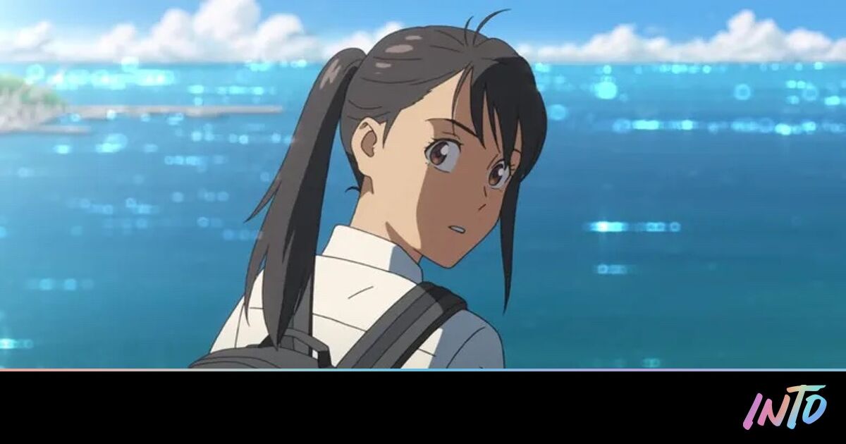 paraty in an anime film, directed by makoto shinkai