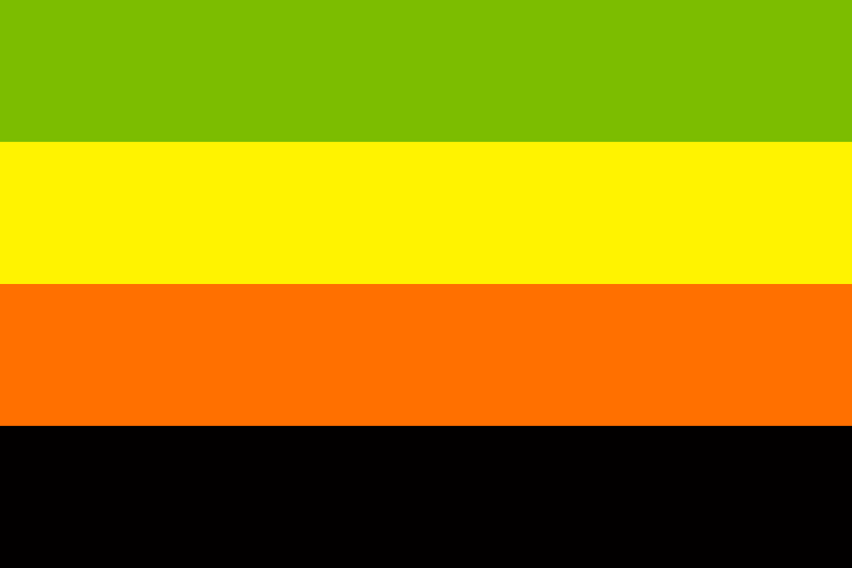 The Aromantic Pride Flag - INTO