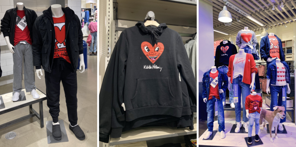 Keith Haring collaboratiion at Old Navy