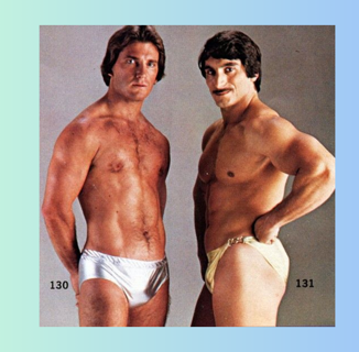 These vintage menswear ads are campy, sexy, and utterly insane