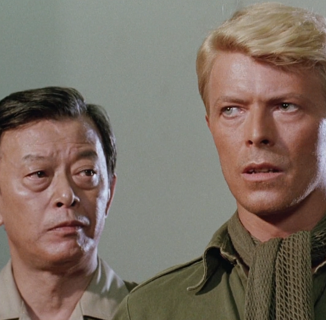See a sexy, sweaty David Bowie fall in love with a man in this lush WWII drama