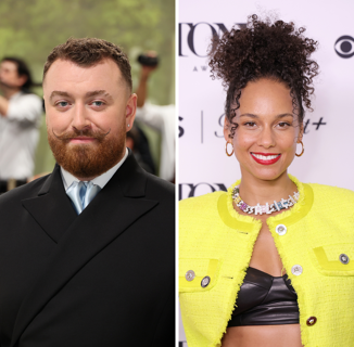 Sam Smith and Alicia Keys hit the stage at Julius in NYC last night