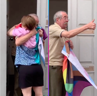 This tear-jerking parade video shows the power of Pride